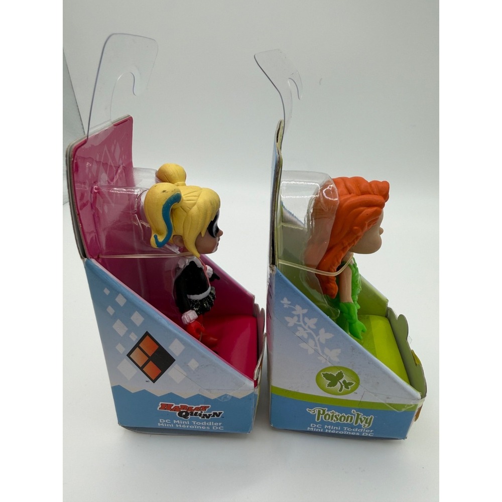 DC MINI TODDLER GIRL FIGURES Set of 6 jakks PACIFIC WB DC Collectibles 3" Sealed - Picture 10 of 11